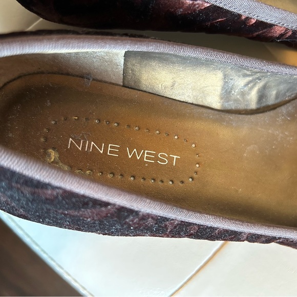 Nine West Brown suede dressy shoes 7.5 - Picture 2 of 4
